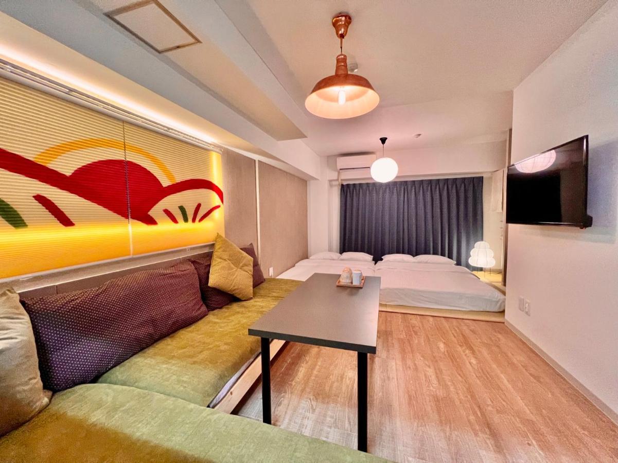 Ferienwohnung 浅草寺3分｜浅草駅6分｜開放的｜畳寝室｜2-6人｜成田&羽田空港直通 Präfektur Tokio Exterior foto