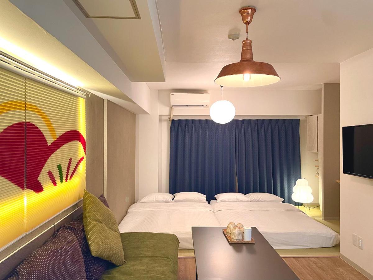 Ferienwohnung 浅草寺3分｜浅草駅6分｜開放的｜畳寝室｜2-6人｜成田&羽田空港直通 Präfektur Tokio Exterior foto